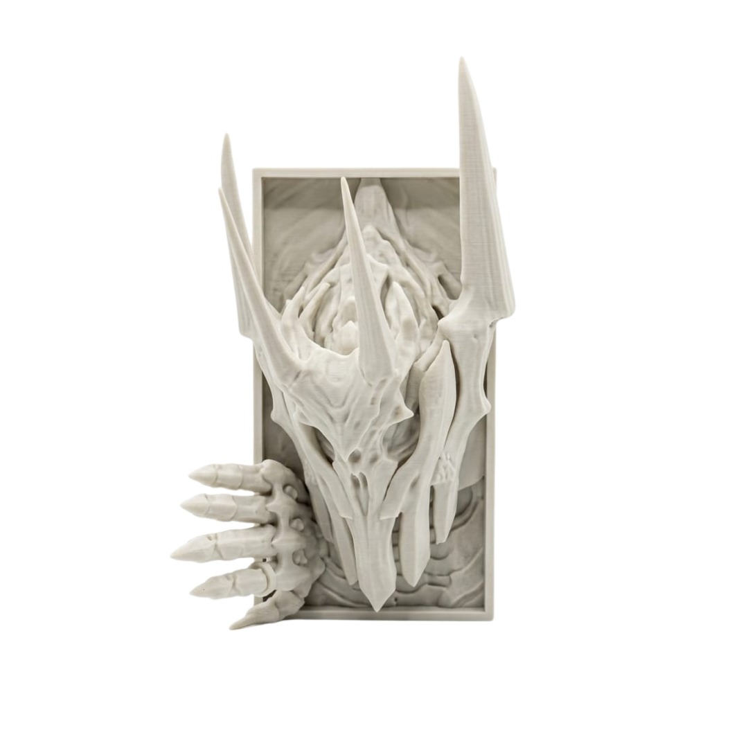 3D Tasarım Sauron Kitap Ayracı ve Raf Dekoru - Yüzüklerin Efendisi Temalı Koleksiyon Figürü - Görsel 2