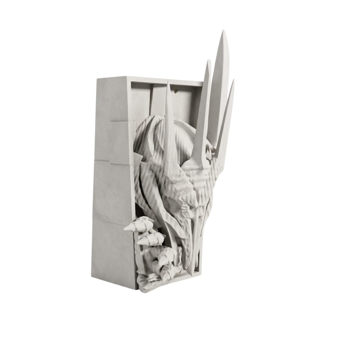 3D Tasarım Sauron Kitap Ayracı ve Raf Dekoru - Yüzüklerin Efendisi Temalı Koleksiyon Figürü - Görsel 3